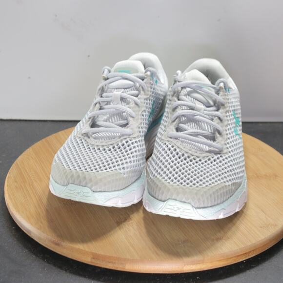 Under armour Charged Low Size 10.5 Womens 008691 Gray Blue Running Sneakers - Picture 3 of 8